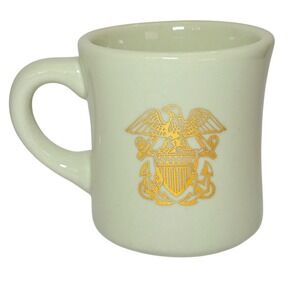 Vintage Victor Merchant Marine Officers Badge Career Collectables Mug‎ 12 oz